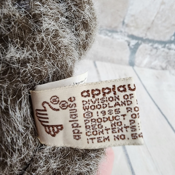 Vintage 1985 Applause Robert Raikes Christopher Bear Jointed Wooden Face 9"Tall - Picture 11 of 16